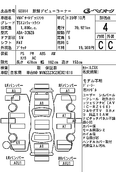 VOLKSWAGEN PASSAT VARIANT 2008