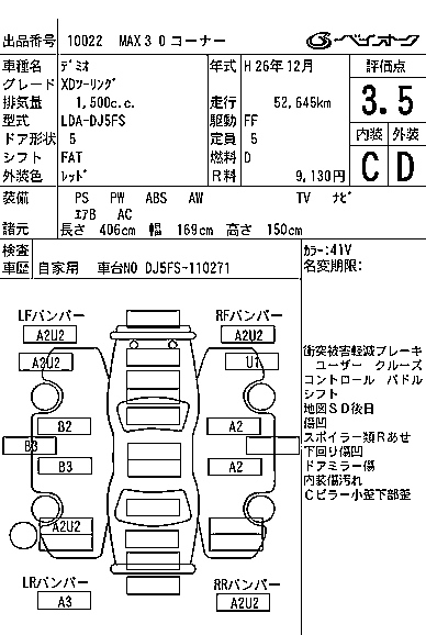 MAZDA DEMIO 2014