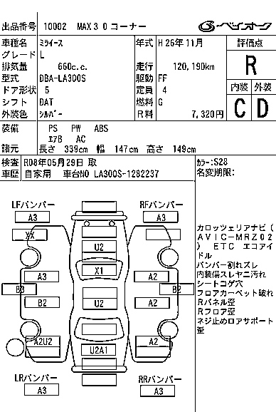 DAIHATSU MIRA E S 2014