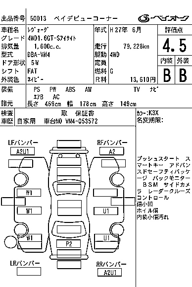 SUBARU LEVORG 2015