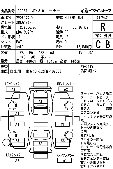 MAZDA ATENZA WAGON 2013