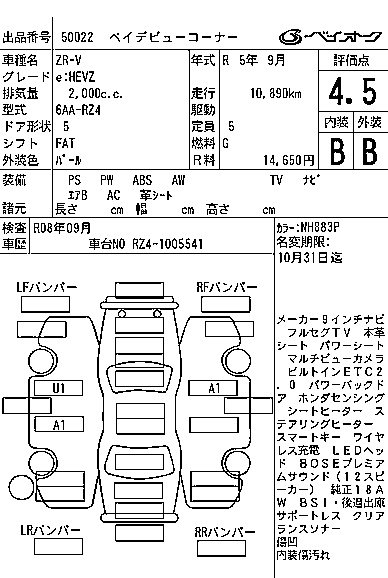 HONDA ZR-V 2023