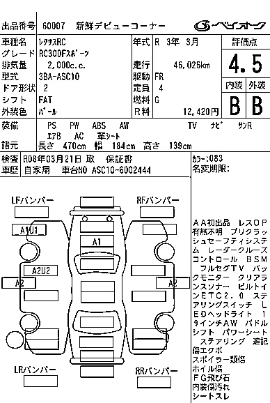 LEXUS RC 2021