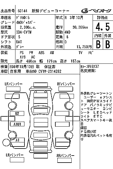 MITSUBISHI DELICA D5 2021