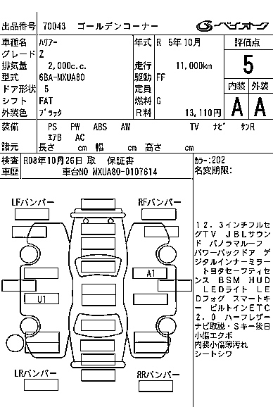 TOYOTA HARRIER 2023