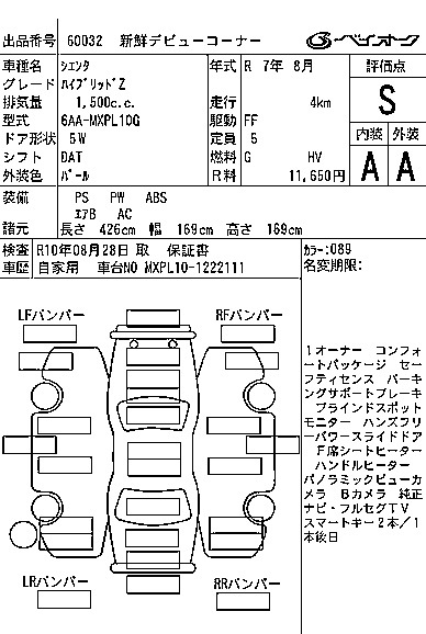 TOYOTA SIENTA 2025