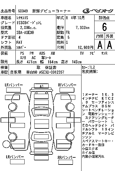 LEXUS IS 2022
