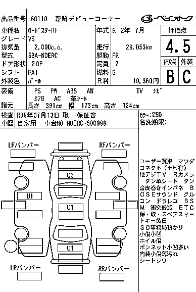 MAZDA ROADSTER 2020