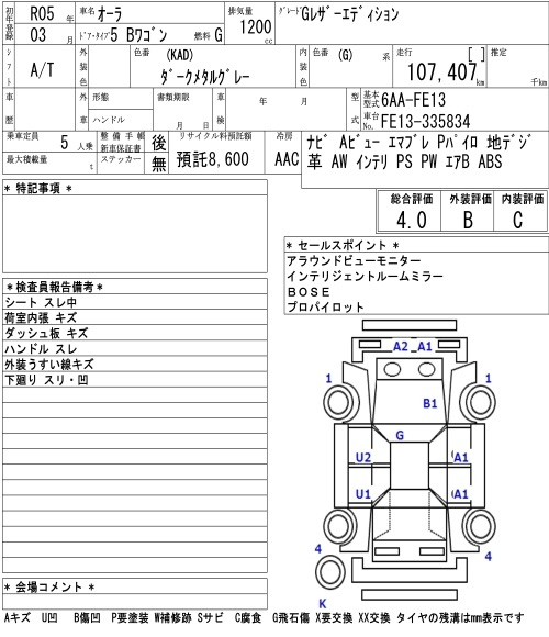 Аукционный лист