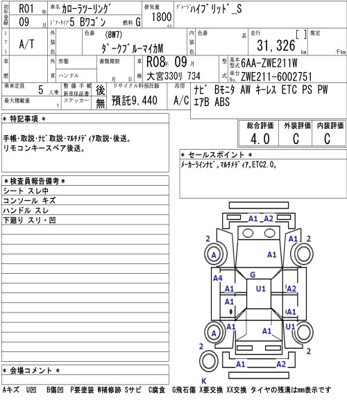 Аукционный лист