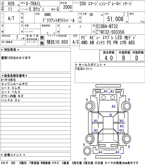Аукционный лист