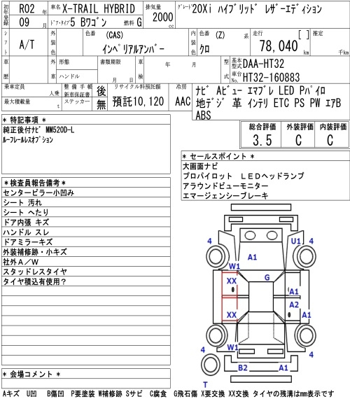 Аукционный лист