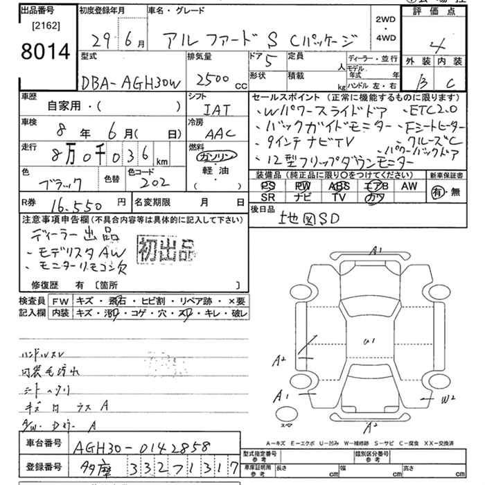 Аукционный лист