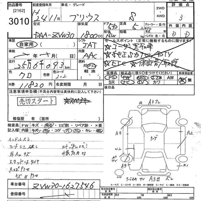 Аукционный лист