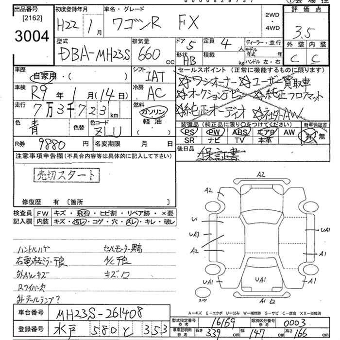 Аукционный лист