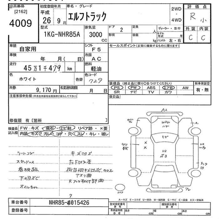 Аукционный лист