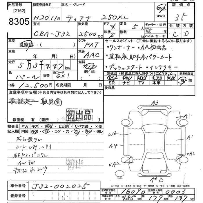 Аукционный лист