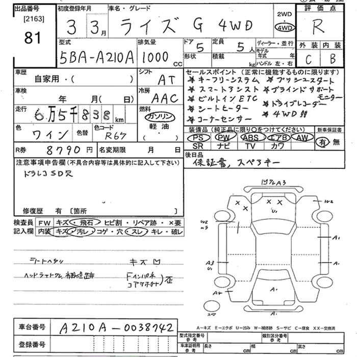 Аукционный лист