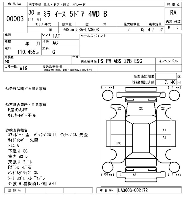 Аукционный лист