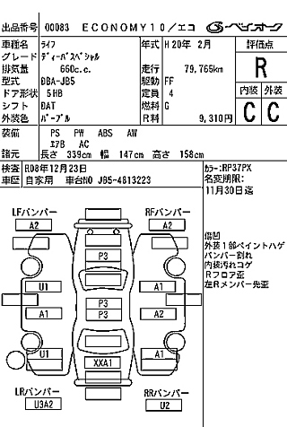 HONDA LIFE 2008