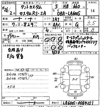 DAIHATSU TANTO 2014