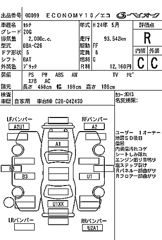 NISSAN SERENA 2012