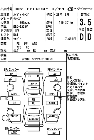DAIHATSU HIJET VAN 2013