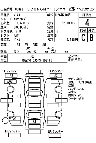 MAZDA DEMIO 2014