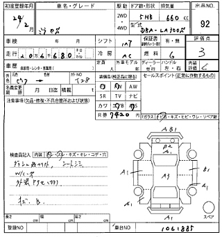 DAIHATSU MIRA E S 2012
