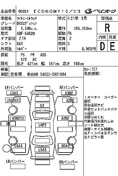 TOYOTA LITE ACE TRUCK 2009