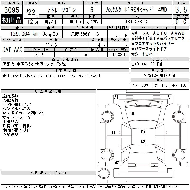 Аукционный лист