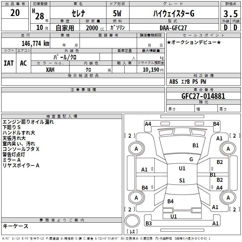 Аукционный лист