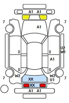 Аукционный лист TOYOTA COROLLA AXIO 2015
