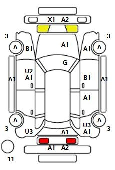 Аукционный лист SUBARU IMPREZA 2010