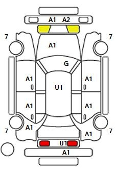 Аукционный лист TOYOTA COROLLA AXIO 2019