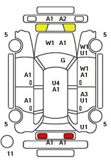Аукционный лист TOYOTA VELLFIRE 2011