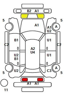 Аукционный лист SUBARU STELLA 2010