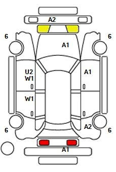 Аукционный лист TOYOTA VITZ 2011