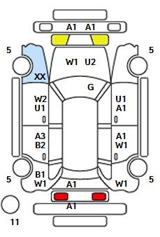 Аукционный лист TOYOTA RAUM 2010