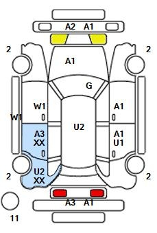 Аукционный лист TOYOTA ALPHARD 2008