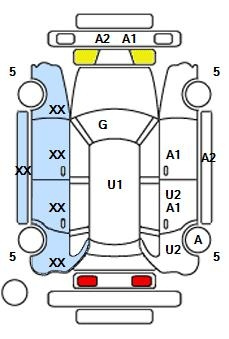 Аукционный лист SUBARU IMPREZA 2022