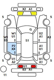Аукционный лист TOYOTA PRIUS 2012