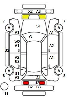Аукционный лист TOYOTA ALPHARD 2012