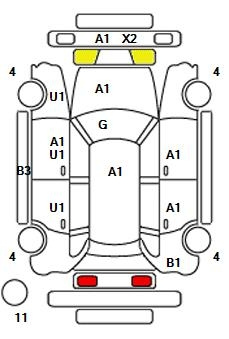 Аукционный лист TOYOTA VITZ 2017