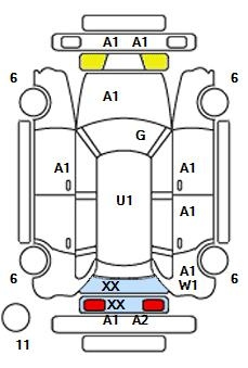 Аукционный лист TOYOTA AURIS 2012