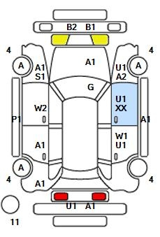 Аукционный лист SUBARU IMPREZA 2009