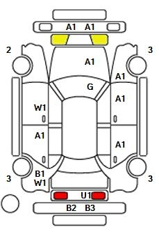 Аукционный лист TOYOTA COROLLA AXIO 2014
