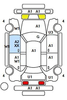 Аукционный лист TOYOTA COROLLA AXIO 2019