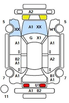 Аукционный лист TOYOTA COROLLA AXIO 2016