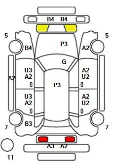 Аукционный лист SUBARU IMPREZA 2011